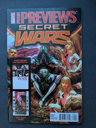 Marvel Free Previews Secret Wars House Of M. Civil War.
