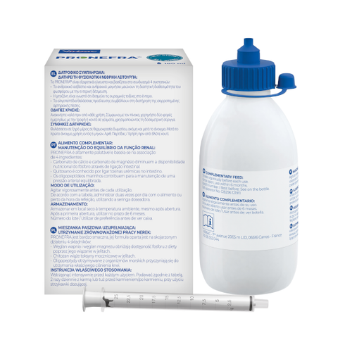 Virbac Pronefra Cat Dog Kidney & Blood Pressure 4 in 1 Liquid Supplement 180ml - Picture 2 of 2