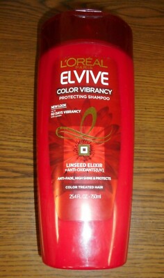 LOT OF 4 LOREAL ELVIVE COLOR VIBRANCY PROTECTING SHAMPOO 25.4oz EACH