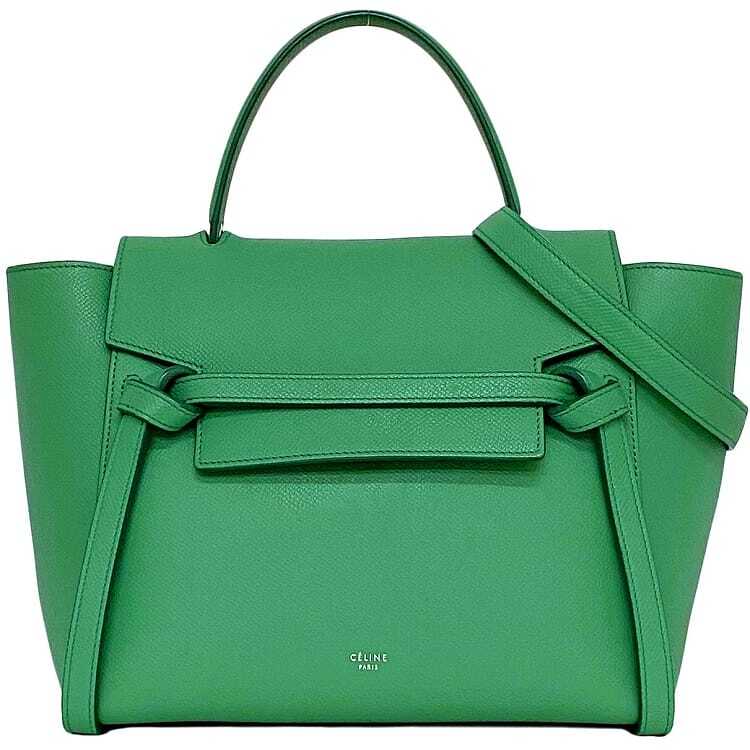 Celine 2way bag belt bag green 189153 Good condition top  display picture 1