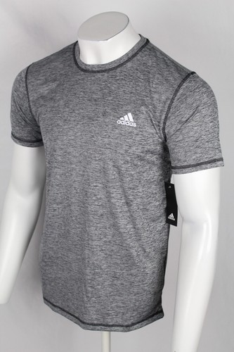 Adidas Men's Tech Tee Short Sleeve Shirt M Medium Black Heather