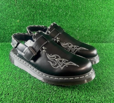 Men's Dr Martens Jorge II Gothic Americana Slingback Mules Men's Dr Martens Jorge II Gothic Americana Slingback Mules