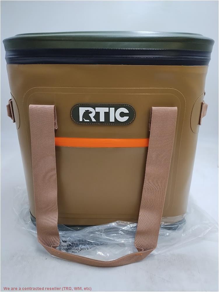 Охладитель RTIC Outdoors на 20 банок с мягкой поверхностью - Коричневый