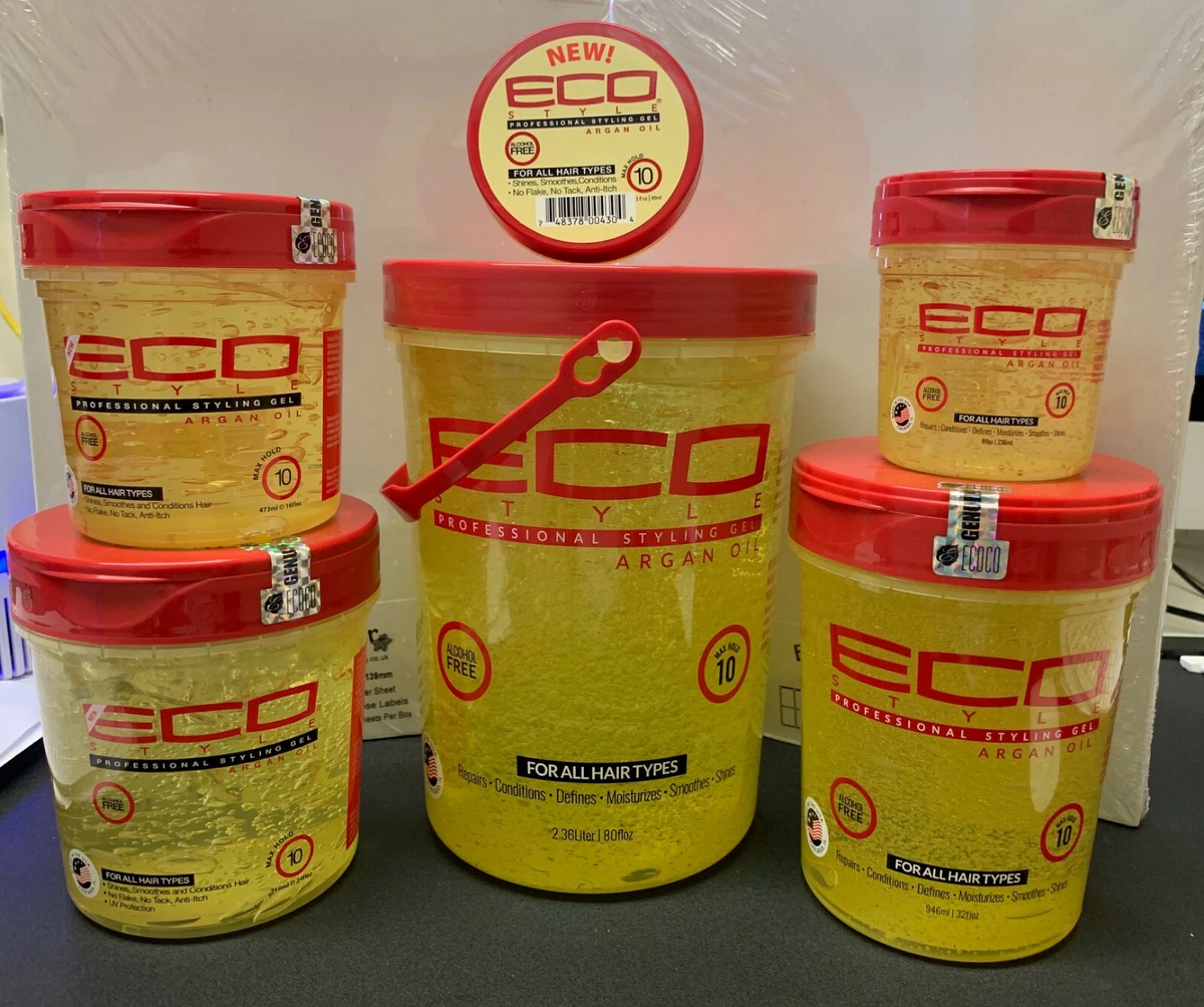 Eco Styler Styling Gels 8oz Whole Range 236ml Professional Styling Gel