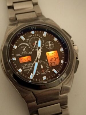 Citizen Attesa U600-T011497 Eco-Drive Radio controlled Citizen Attesa U600-T011497 Eco-Drive Radio controlled