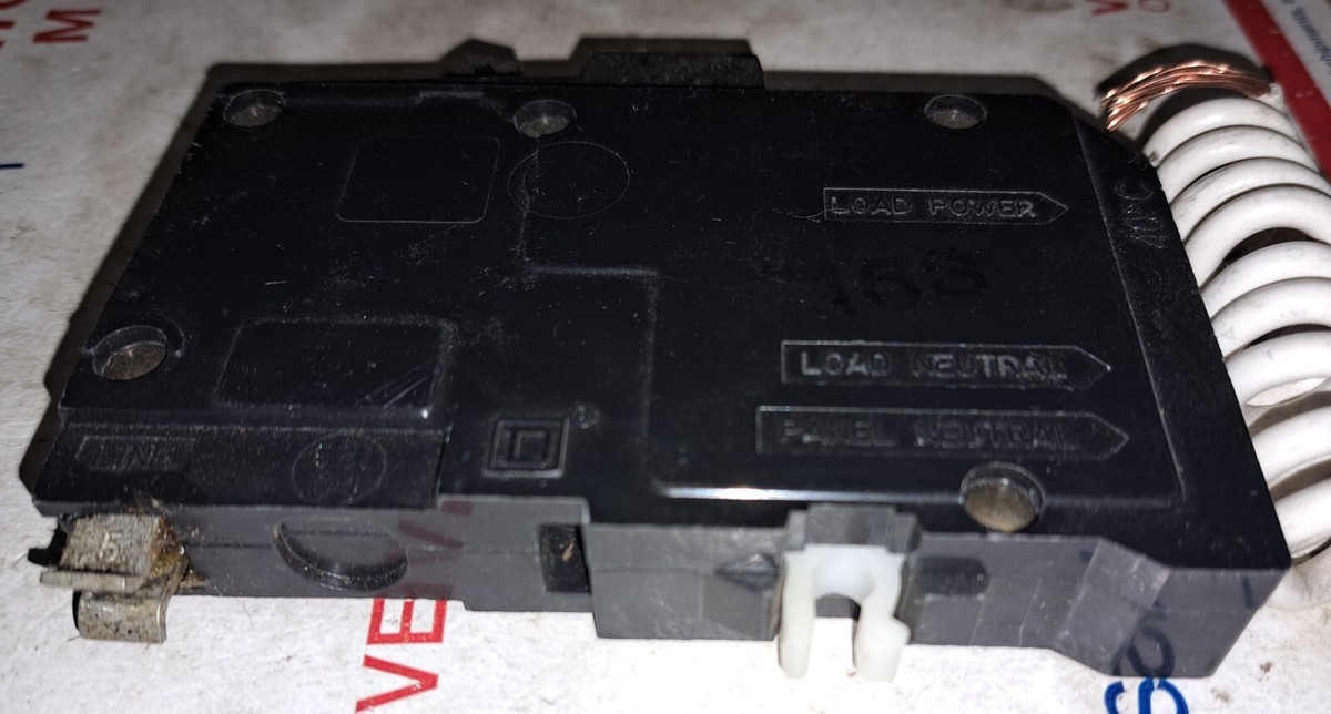 Square D QO120GFI Circuit Breaker - 20A, 120V, 1-Pole, AC, New In Box