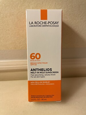 La Roche-Posay Anthelios Melt-in Milk SunScreen 60 Body  Face 3 Oz Exp 2026