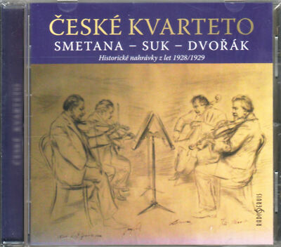 SMETANA STRING QUARTETS 1,2 / SUK MEDITATION DVORAK Czech Quartet rec.1928-29 CD
