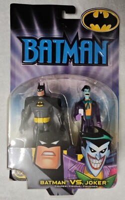 Batman Animated Batman Vs. Joker Action Figure Set Mattel 2002 BC2