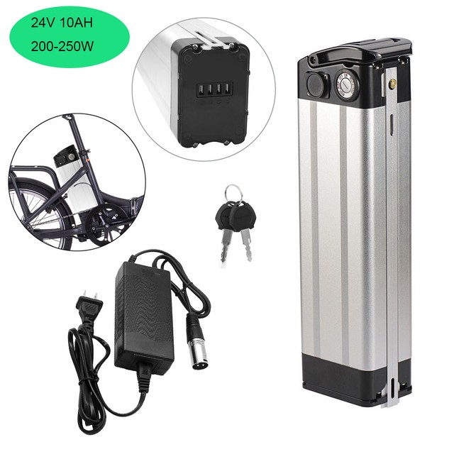 24V 10AH Lithium Battery for 200W 250W Electric Bicycles Bike E-Bike Charger Kit