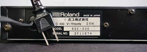 Roland SDE-330 Dimensional Space Delay Digital 1U Rack Effect Processor - 100V - Picture 16 of 17