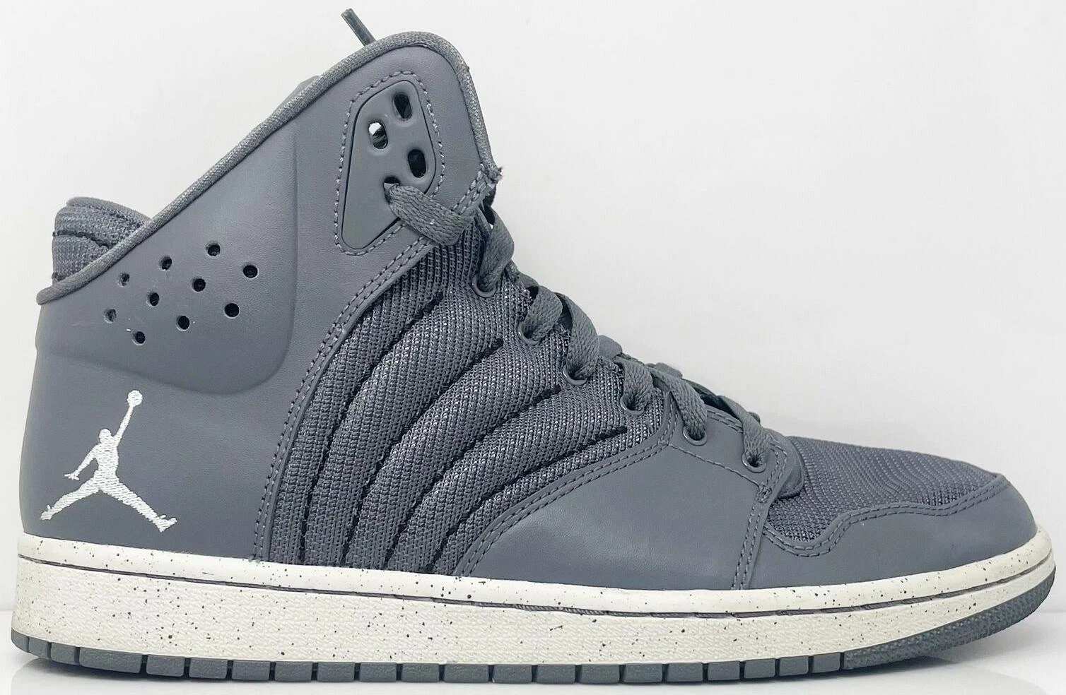 Nike Jordan 1 Flight 4 Premium Black Basketball Trainers Size 12 Jordan 1 Flight 4 Premium Low Black for Sale | Authenticity  main image 3