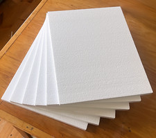 Styrofoam Cut Sheets 14" X 11" X 1/2" - NEW Thick Craft Quality Sheets