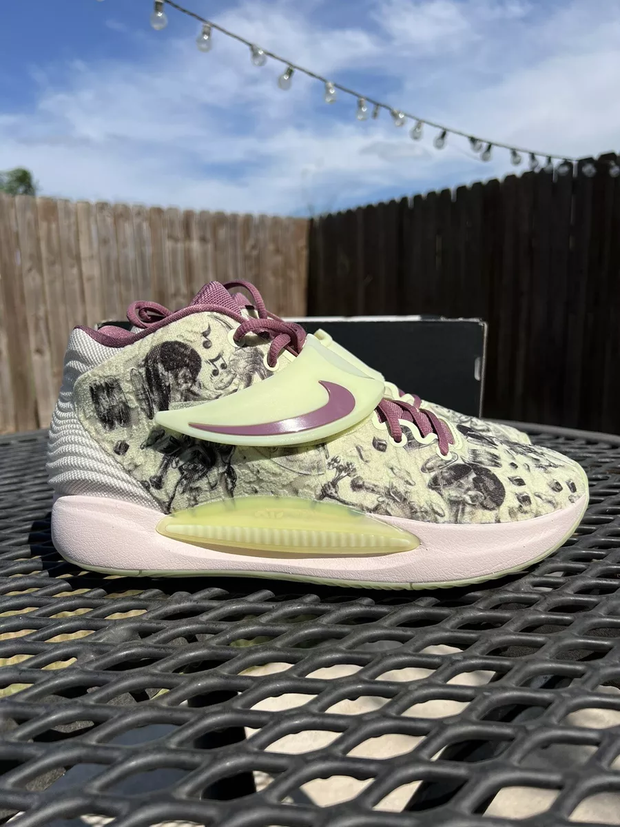 Nike KD 14 ‘Surrealism’ Lime Ice Basketball Shoes (CW3935-300) Men’s Sz. 11