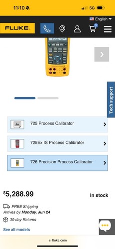 FLUKE 726 PRÄZISION MULTIFUNKTIONSKALIBRATOR (MFG-2024) GEEICHT 2024 - NEU - Bild 22 von 22