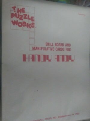 THE PUZZLE WORKS SKILL BOARD AND MANIPULATIVE CARDS FOR HANDY ANDY