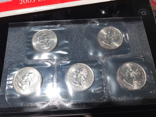 TWO- 2003 UNCIRCULATED COIN SETS FROM PHILADELPHIA & DENVER MINTS - Picture 9 of 12
