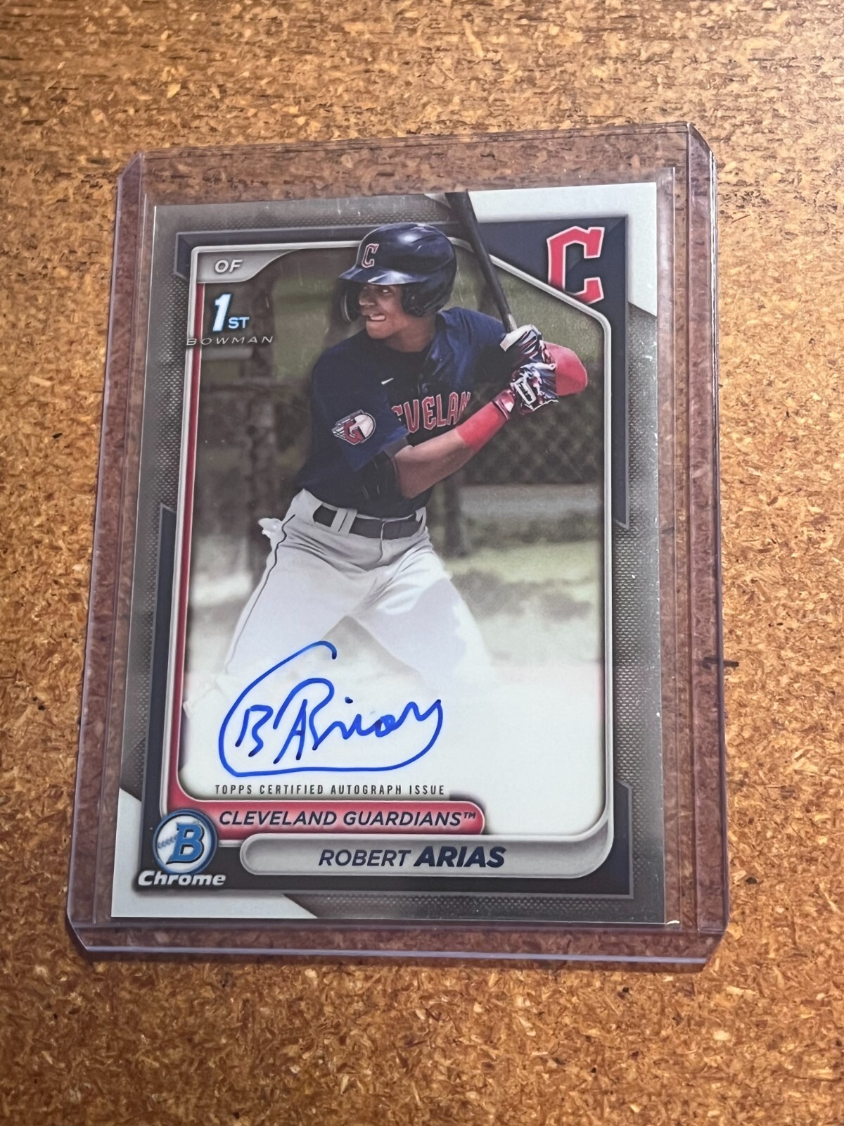 2024 Bowman Chrome Baseball 1st Bowman Card # CPA-RA Robert Arias Autograph
