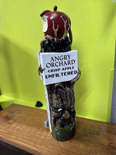 ANGRY ORCHARD TREE BEER Tap Handle 11" Walden NEW YORK Brewery BAR Figural Tap - Picture 9 of 10