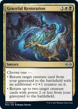 GRACEFUL RESTORATION X 4 N/M MODERN HORIZONS 2 MAGIC THE GATHERING