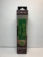 Silent Hill Welcome Sign XL Desk Mat/Gaming Pad & Coaster Set Gamer Fan Gift NEW