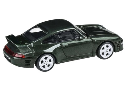 Paragon PA-55376 RUF CTR2 Forest Green Metallic 1/64 Diecast Model Car