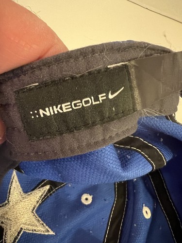 Dallas Cowboys Nike Golf Hat Strap Back Blue Star Logo - Picture 8 of 9