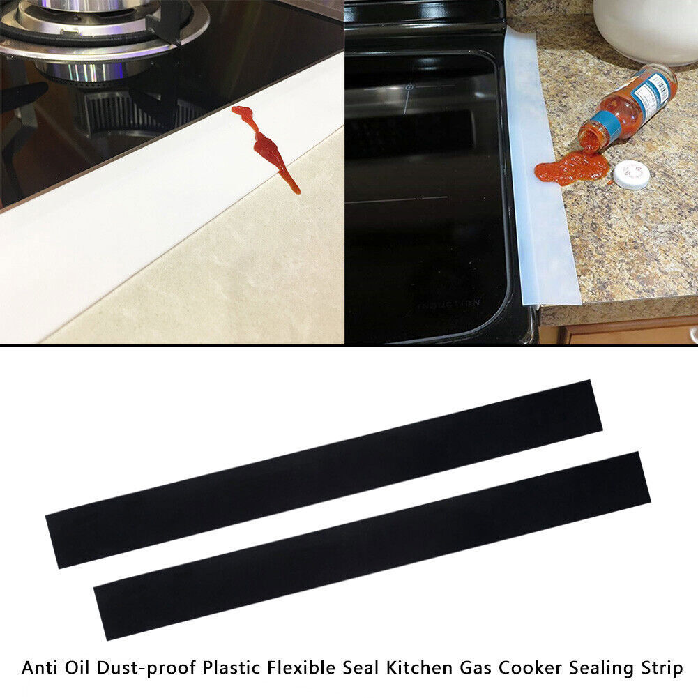 12 Silicone Kitchen Seals Gap Filler Stove Counter Gap Cover for