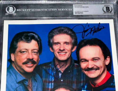 The Statler Brothers (The Statlers) Signed 8x10 Auto Photo BAS Beckett Rare! - Picture 2 of 3