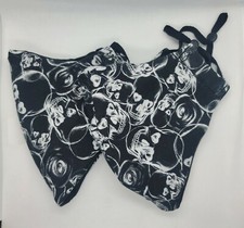 2 Pk Twisted Skull print handmade face masks