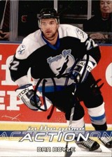 Dan Boyle Signed Autographed 03/04 In The Game Action card Tampa Bay Lightning