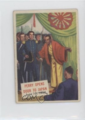 1954 Topps Scoops Matthew Perry Perry Opens Door to Japan #101 0t8q