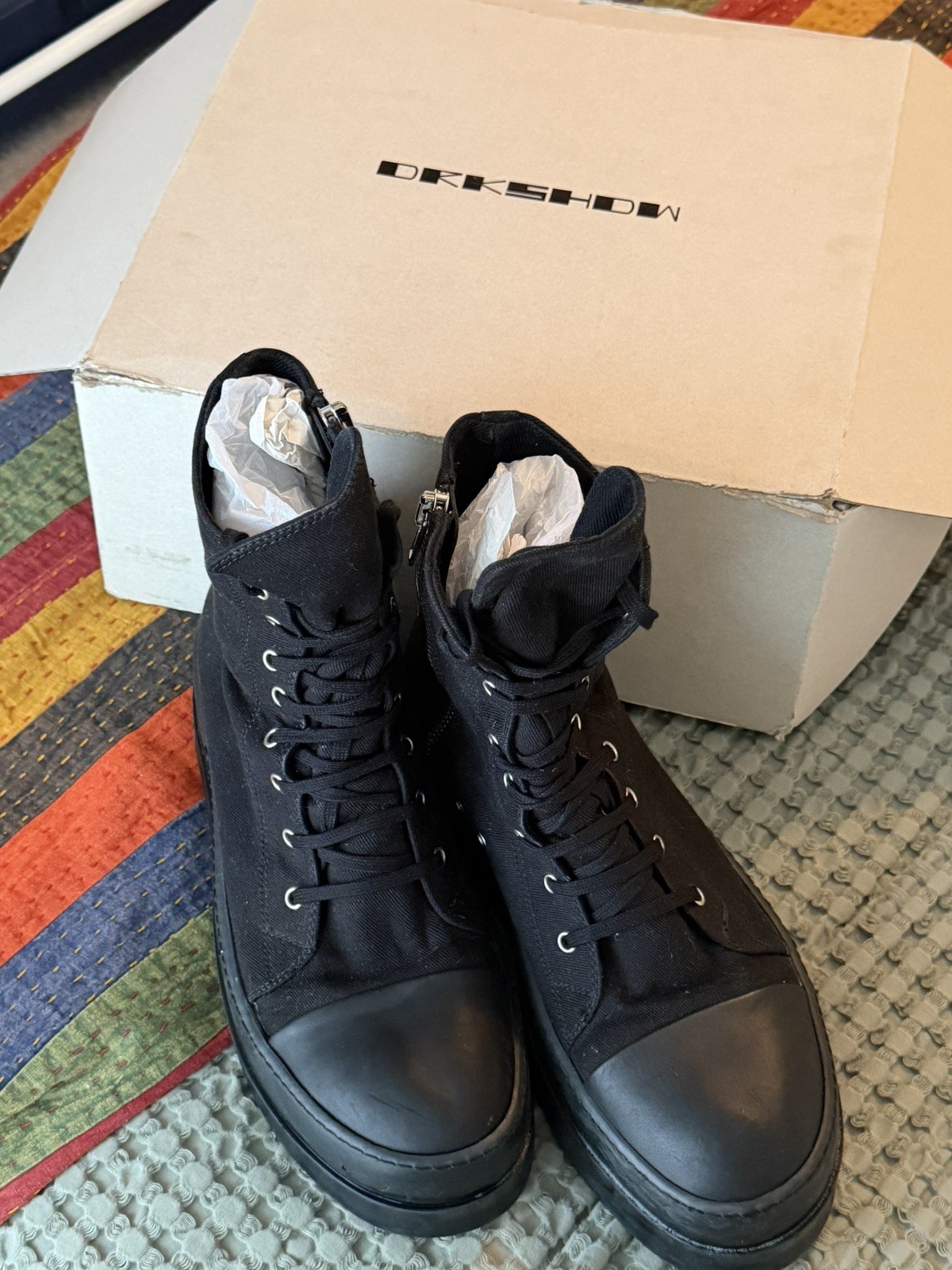 Rick Owens DRKSHDW FW25 CONCORDIANS DOUBLE BUMPER SNEAKS 