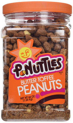 Butter Toffee Peanuts 44 Ounce Jar (Pack of 2) Made in the USA, Kosher, Peanuts