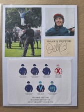 FRANKIE DETTORI HORSE RACING LEGEND HANDSIGNED "THE MAGNIFICENT SEVEN" PHOTOCARD