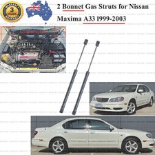 2 Bonnet Hood Supports Gas Struts for Nissan Maxima A33 1999 2000 2001 2002 2003