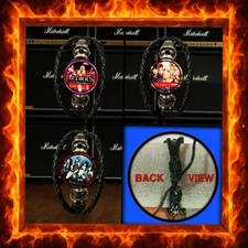 ALDIOUS LIVE UNLIMITED DIFFUSION 🇦🇺SET OF 3 🇦🇺PUNK LEATHER BRACELETS 🎌🎌