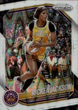 2025 Panini Prizm WNBA #118 Rickea Jackson White Seismic Prizms