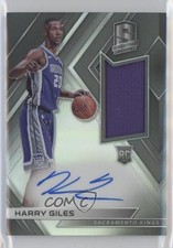 2017-18 Panini Spectra Rookie Jersey Auto 37/299 Harry Giles #113 Auto 2d9