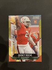 2021 Score - Rookies Quincy Roche #357 (RC) Gold /225