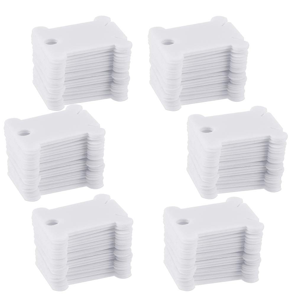 Opopark 120pcs Plastic Floss Bobbins Cross-Stitch Embroidery Thread...