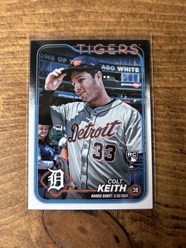 Colt Keith 2024 Topps Update Rookie Debut US192 Detroit Tigers MLB Rookie Card - Bild 1 von 2