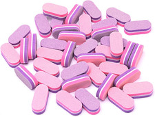 Mini Nail Buffers, 40Pc 100/180 Grit Sponge Mini Nail Files Bulk for Acrylic Nai