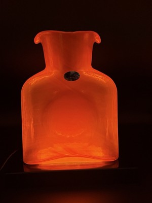 Blenko Lamp/Nightlight Butternut 384 Water Bottle, Double Spout Pitcher