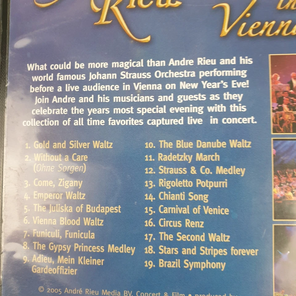 Andre Rieu DVD Bundle x 4, See Titles Below, PAL & NTSC, Music & Concerts, VGC - Image 3 of 4