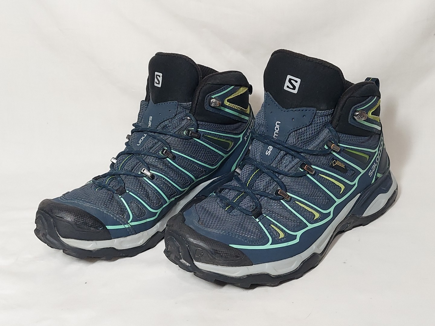 Scarpe da trekking Salomon X Ultra Mid 371524 donna 6 5 stivali stringati Goretex come nuovi