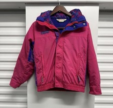 Vintage 90s Columbia Sports Bugaboo Pink  Lining is Removal Youth Size 14/16