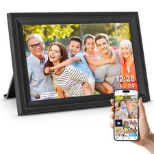 Smart Digital Picture Frame WiFi Send Photos from anywhere16GB Storage Smooth...