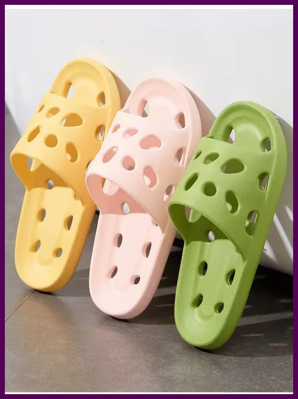 PANTOFOLA D’ORO Ciabatte Estive Perdite Bagno Bagno Comode Uomo Donna Coppia Casa Interno