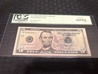 Federal Reserve 5 Dollars 2006 Fr#1993-B Gem NewUNC Grade 66